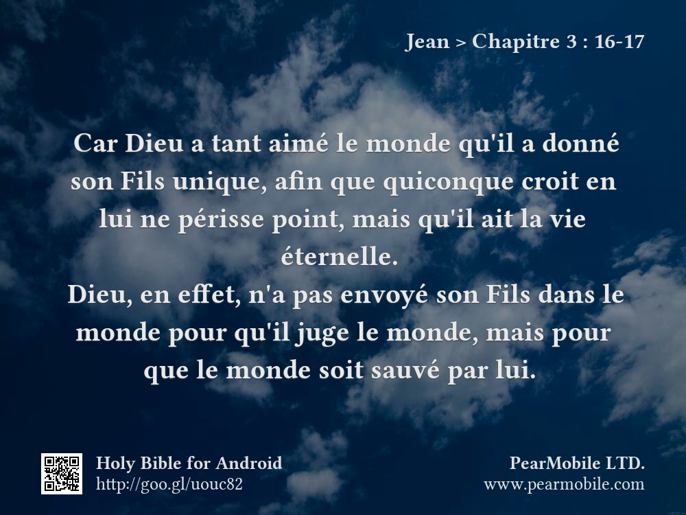 Jean, Chapitre 3:16-17